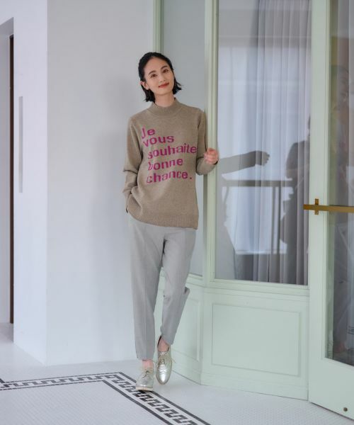 CARA O CRUZ / キャラ・オ・クルス その他パンツ | 洗える 後ろウエストゴム裾リブパンツ | 詳細16