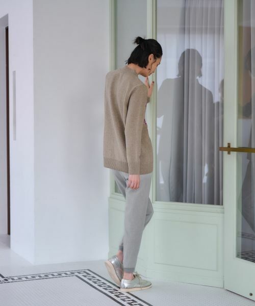 CARA O CRUZ / キャラ・オ・クルス その他パンツ | 洗える 後ろウエストゴム裾リブパンツ | 詳細17