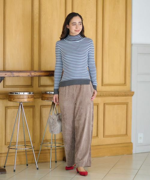 CARA O CRUZ / キャラ・オ・クルス ニット・セーター | 洗える ボーダーニット | 詳細10