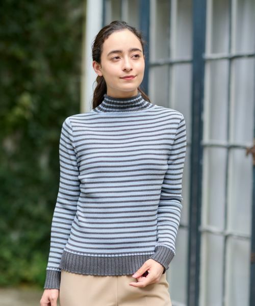 CARA O CRUZ / キャラ・オ・クルス ニット・セーター | 洗える ボーダーニット | 詳細11