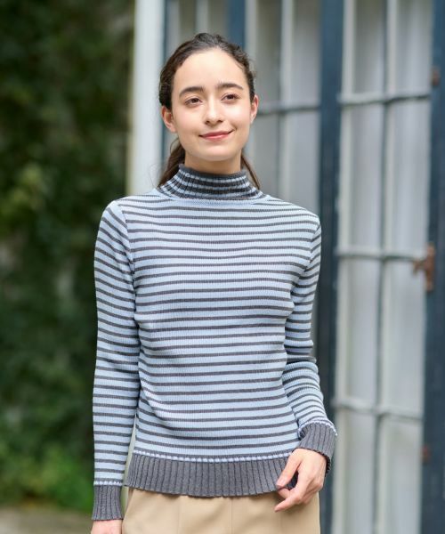 CARA O CRUZ / キャラ・オ・クルス ニット・セーター | 洗える ボーダーニット | 詳細14