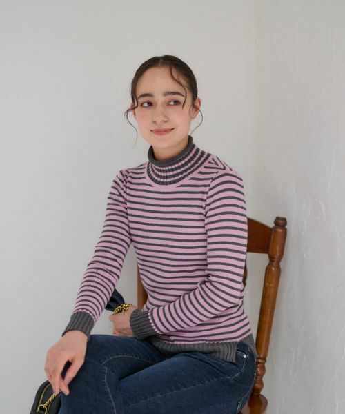 CARA O CRUZ / キャラ・オ・クルス ニット・セーター | 洗える ボーダーニット | 詳細19