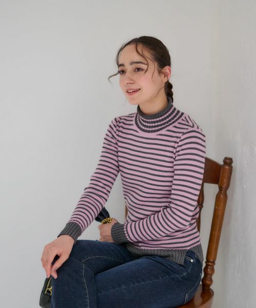 CARA O CRUZ / キャラ・オ・クルス ニット・セーター | 洗える ボーダーニット | 詳細20