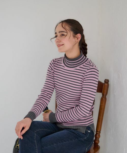 CARA O CRUZ / キャラ・オ・クルス ニット・セーター | 洗える ボーダーニット | 詳細21