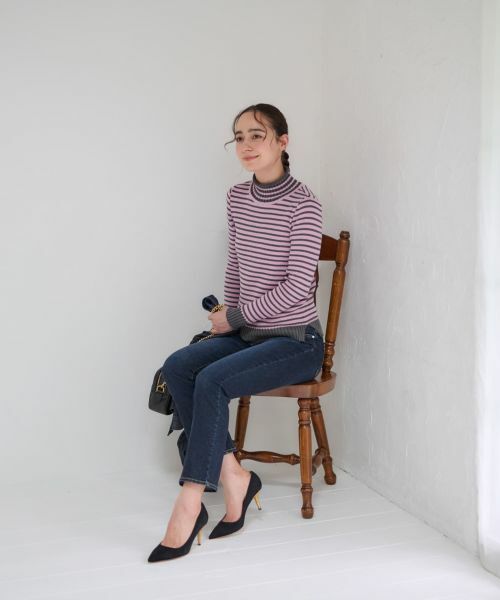 CARA O CRUZ / キャラ・オ・クルス ニット・セーター | 洗える ボーダーニット | 詳細23