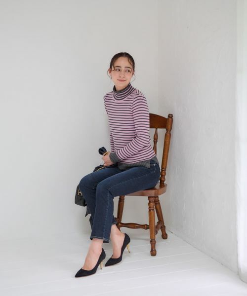 CARA O CRUZ / キャラ・オ・クルス ニット・セーター | 洗える ボーダーニット | 詳細27