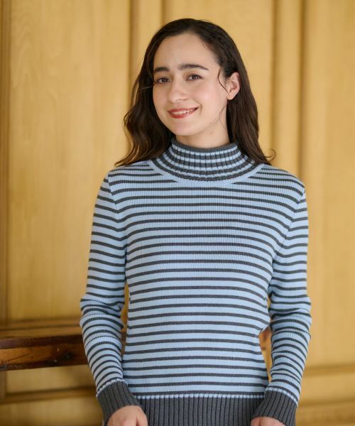 CARA O CRUZ / キャラ・オ・クルス ニット・セーター | 洗える ボーダーニット | 詳細4