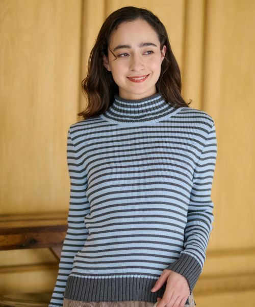 CARA O CRUZ / キャラ・オ・クルス ニット・セーター | 洗える ボーダーニット | 詳細5