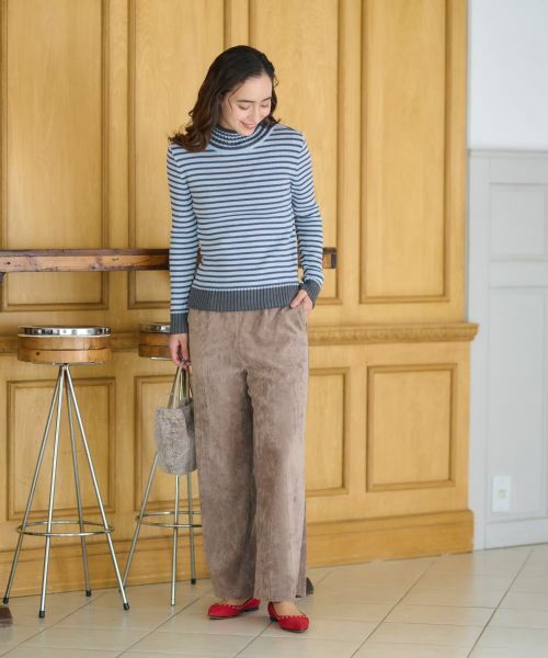 CARA O CRUZ / キャラ・オ・クルス ニット・セーター | 洗える ボーダーニット | 詳細7