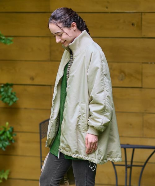 CARA O CRUZ / キャラ・オ・クルス その他アウター | 【防寒】中わたボリュームコート【あったか】 | 詳細15