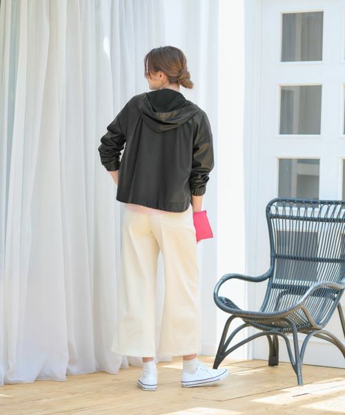 CARA O CRUZ / キャラ・オ・クルス その他アウター | 合皮フーデットブルゾン | 詳細21