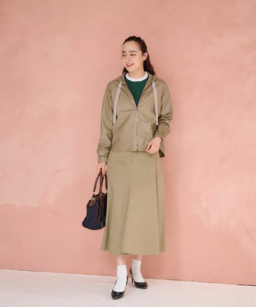 CARA O CRUZ / キャラ・オ・クルス その他アウター | 合皮フーデットブルゾン | 詳細8