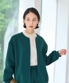 CARA O CRUZ / キャラ・オ・クルス その他アウター | 洗えるノーカラージャケット【セレモニー】【セットアップ】