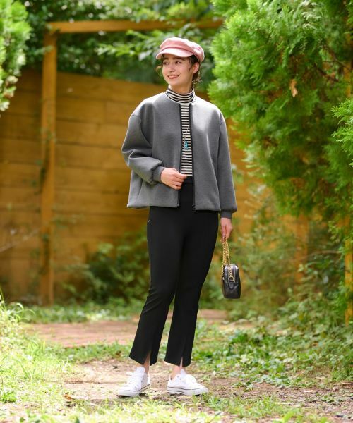 CARA O CRUZ / キャラ・オ・クルス その他アウター | 洗えるノーカラージャケット【セレモニー】【セットアップ】 | 詳細15