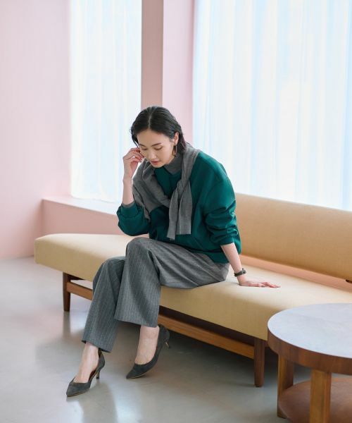 CARA O CRUZ / キャラ・オ・クルス その他アウター | 洗えるノーカラージャケット【セレモニー】【セットアップ】 | 詳細27