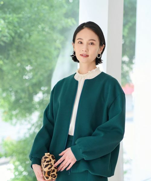 CARA O CRUZ / キャラ・オ・クルス その他アウター | 洗えるノーカラージャケット【セレモニー】【セットアップ】 | 詳細3