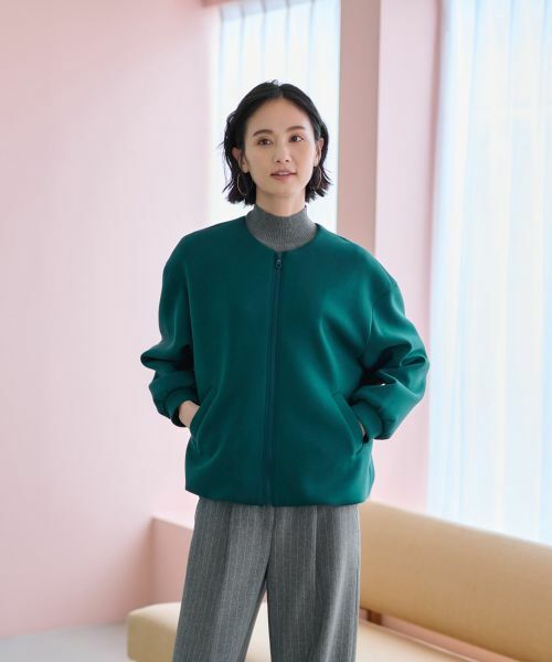 CARA O CRUZ / キャラ・オ・クルス その他アウター | 洗えるノーカラージャケット【セレモニー】【セットアップ】 | 詳細30