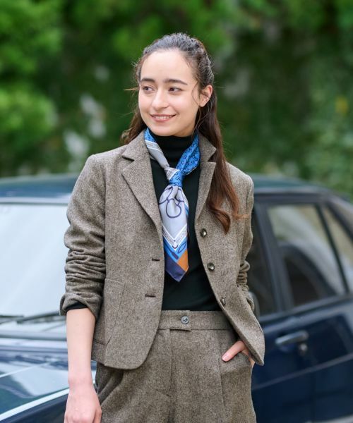 CARA O CRUZ / キャラ・オ・クルス テーラードジャケット | ツイードジャケット【ピンクリボン】【セットアップ】 | 詳細10