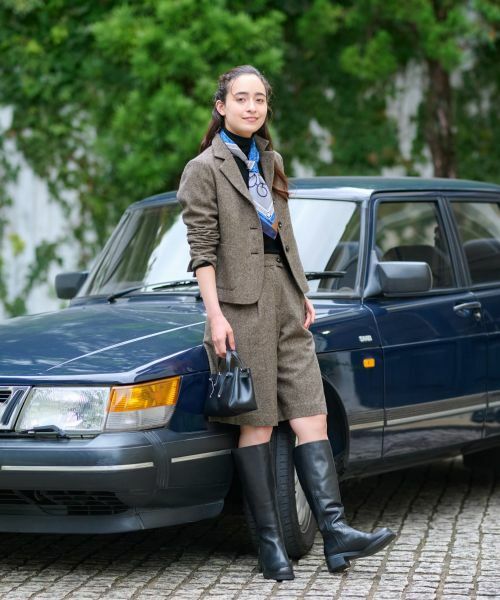 CARA O CRUZ / キャラ・オ・クルス テーラードジャケット | ツイードジャケット【ピンクリボン】【セットアップ】 | 詳細12