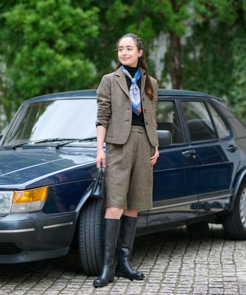 CARA O CRUZ / キャラ・オ・クルス テーラードジャケット | ツイードジャケット【ピンクリボン】【セットアップ】 | 詳細14