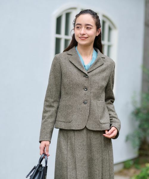 CARA O CRUZ / キャラ・オ・クルス テーラードジャケット | ツイードジャケット【ピンクリボン】【セットアップ】 | 詳細26