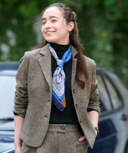 CARA O CRUZ / キャラ・オ・クルス テーラードジャケット | ツイードジャケット【ピンクリボン】【セットアップ】 | 詳細7