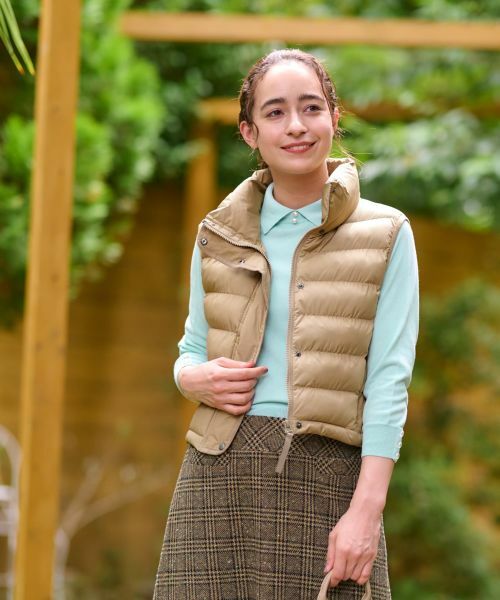 CARA O CRUZ / キャラ・オ・クルス テーラードジャケット | 【防寒】中わたベスト【あったか】 | 詳細1