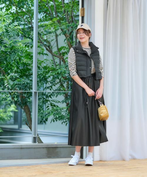 CARA O CRUZ / キャラ・オ・クルス テーラードジャケット | 【防寒】中わたベスト【あったか】 | 詳細17