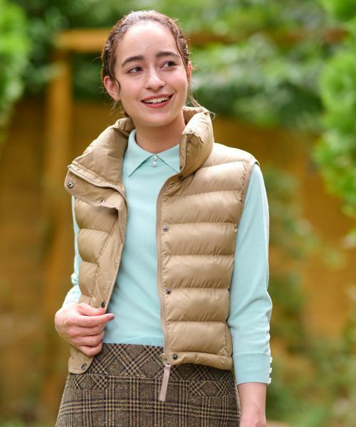 CARA O CRUZ / キャラ・オ・クルス テーラードジャケット | 【防寒】中わたベスト【あったか】 | 詳細2