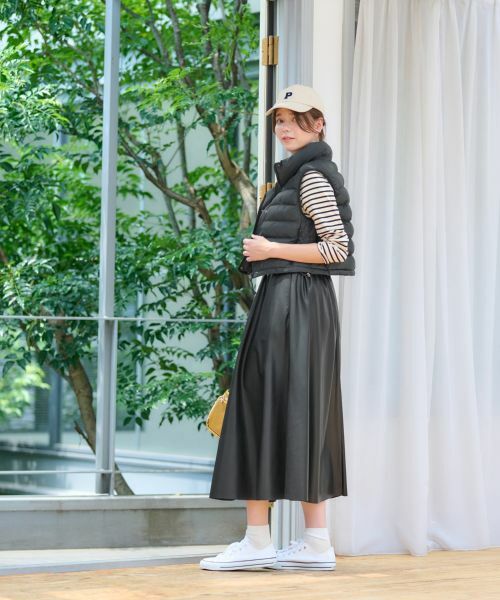 CARA O CRUZ / キャラ・オ・クルス テーラードジャケット | 【防寒】中わたベスト【あったか】 | 詳細21