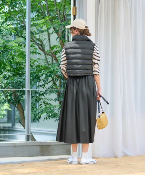 CARA O CRUZ / キャラ・オ・クルス テーラードジャケット | 【防寒】中わたベスト【あったか】 | 詳細23