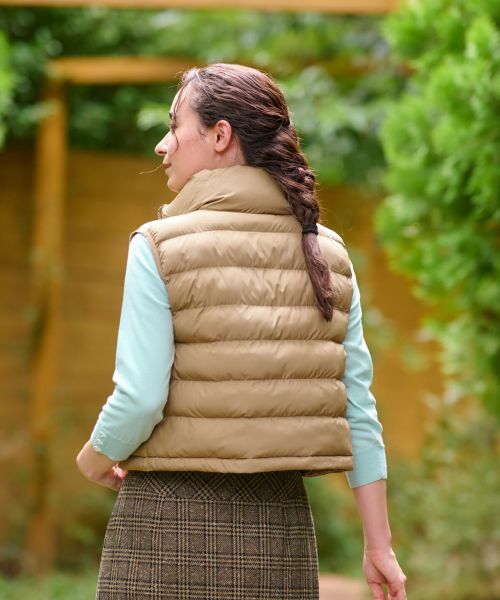 CARA O CRUZ / キャラ・オ・クルス テーラードジャケット | 【防寒】中わたベスト【あったか】 | 詳細4