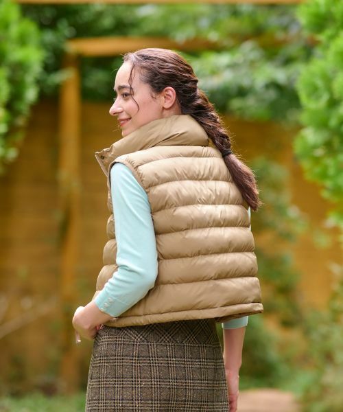 CARA O CRUZ / キャラ・オ・クルス テーラードジャケット | 【防寒】中わたベスト【あったか】 | 詳細5