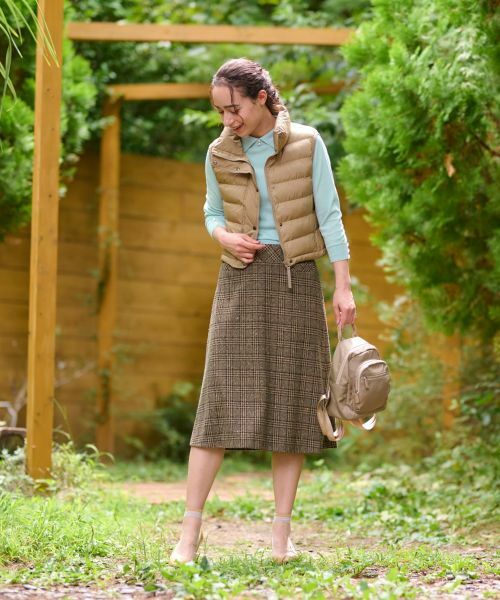 CARA O CRUZ / キャラ・オ・クルス テーラードジャケット | 【防寒】中わたベスト【あったか】 | 詳細8