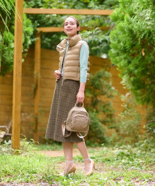 CARA O CRUZ / キャラ・オ・クルス テーラードジャケット | 【防寒】中わたベスト【あったか】 | 詳細9