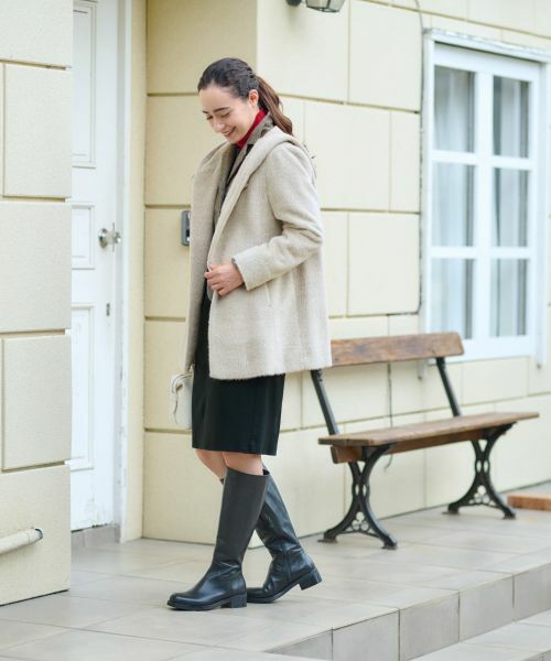 CARA O CRUZ / キャラ・オ・クルス ロング・マキシ丈ワンピース | ベルト付きジャンパースカート【ピンクリボン】 | 詳細7