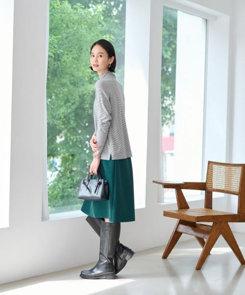 CARA O CRUZ / キャラ・オ・クルス ミニ・ひざ丈スカート | 洗えるウエスト伸縮スカート【セレモニー】【セットアップ】 | 詳細10