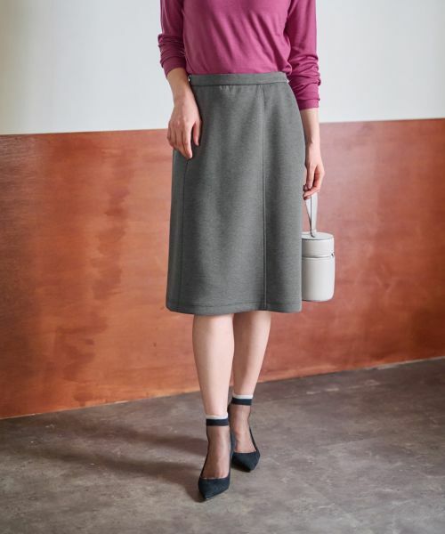 CARA O CRUZ / キャラ・オ・クルス ミニ・ひざ丈スカート | 洗えるウエスト伸縮スカート【セレモニー】【セットアップ】 | 詳細11