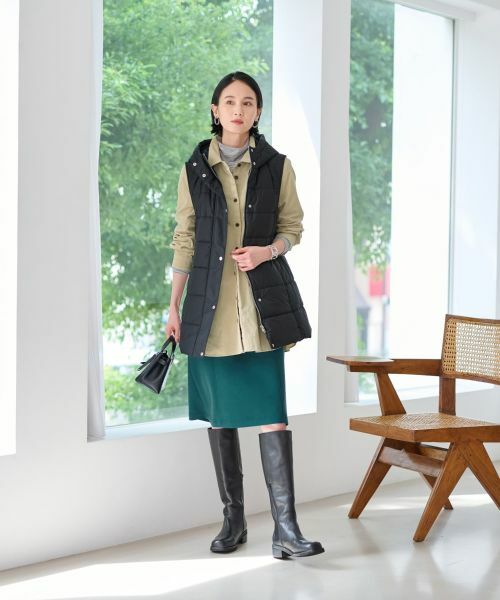 CARA O CRUZ / キャラ・オ・クルス ミニ・ひざ丈スカート | 洗えるウエスト伸縮スカート【セレモニー】【セットアップ】 | 詳細6