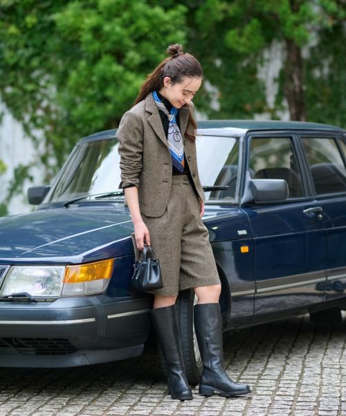 CARA O CRUZ / キャラ・オ・クルス ショート・ハーフ・半端丈パンツ | ウエスト伸縮 ハーフパンツ【ピンクリボン】【セットアップ】 | 詳細15