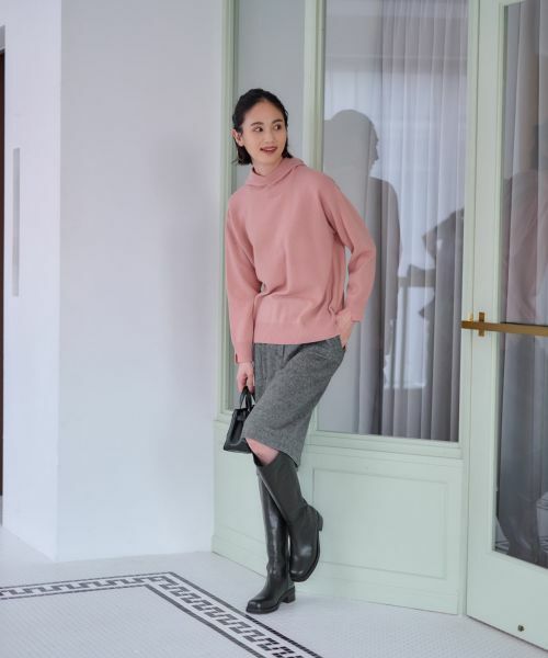 CARA O CRUZ / キャラ・オ・クルス ショート・ハーフ・半端丈パンツ | ウエスト伸縮 ハーフパンツ【ピンクリボン】【セットアップ】 | 詳細22