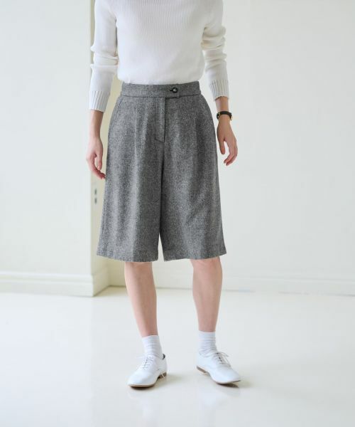 CARA O CRUZ / キャラ・オ・クルス ショート・ハーフ・半端丈パンツ | ウエスト伸縮 ハーフパンツ【ピンクリボン】【セットアップ】 | 詳細24