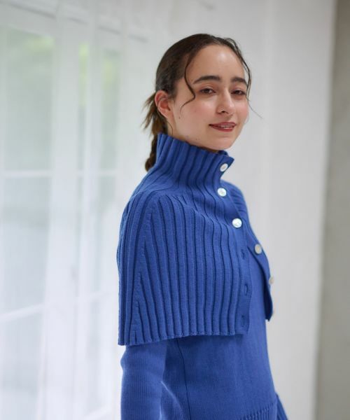 CARA O CRUZ / キャラ・オ・クルス マフラー・ショール・スヌード・ストール | 洗える ニットボレロ【セットアップ】 | 詳細15