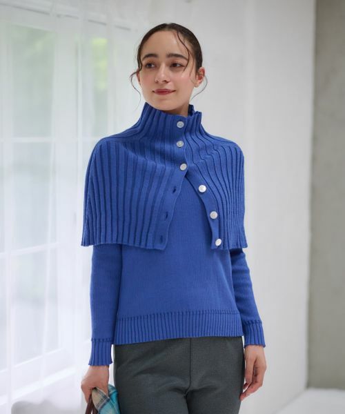 CARA O CRUZ / キャラ・オ・クルス マフラー・ショール・スヌード・ストール | 洗える ニットボレロ【セットアップ】 | 詳細17