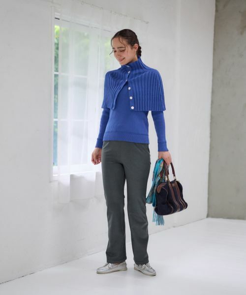 CARA O CRUZ / キャラ・オ・クルス マフラー・ショール・スヌード・ストール | 洗える ニットボレロ【セットアップ】 | 詳細21