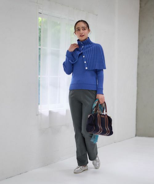 CARA O CRUZ / キャラ・オ・クルス マフラー・ショール・スヌード・ストール | 洗える ニットボレロ【セットアップ】 | 詳細22