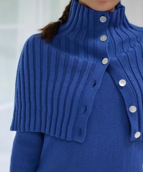 CARA O CRUZ / キャラ・オ・クルス マフラー・ショール・スヌード・ストール | 洗える ニットボレロ【セットアップ】 | 詳細27