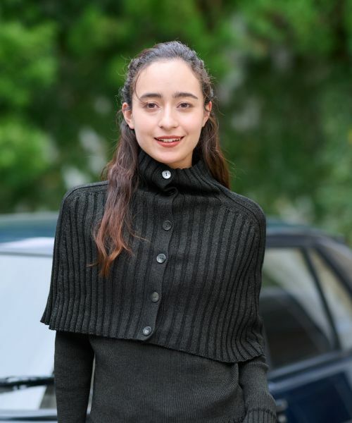 CARA O CRUZ / キャラ・オ・クルス マフラー・ショール・スヌード・ストール | 洗える ニットボレロ【セットアップ】 | 詳細8