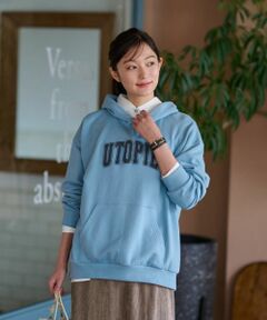 CARA O CRUZ / キャラ・オ・クルス ニット・セーター | 洗える ロゴ裏毛パーカー