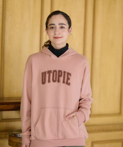 CARA O CRUZ / キャラ・オ・クルス ニット・セーター | 洗える ロゴ裏毛パーカー | 詳細1